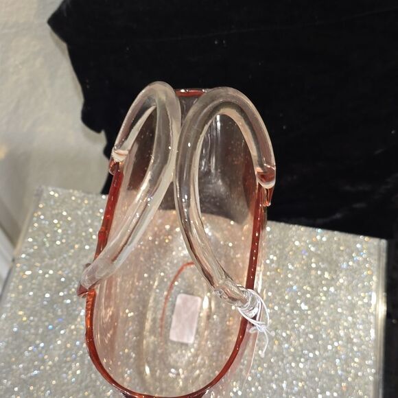 Cupcakes & Cashmere Clear Pink Handbag Vase/Decor - Picture 8 of 8